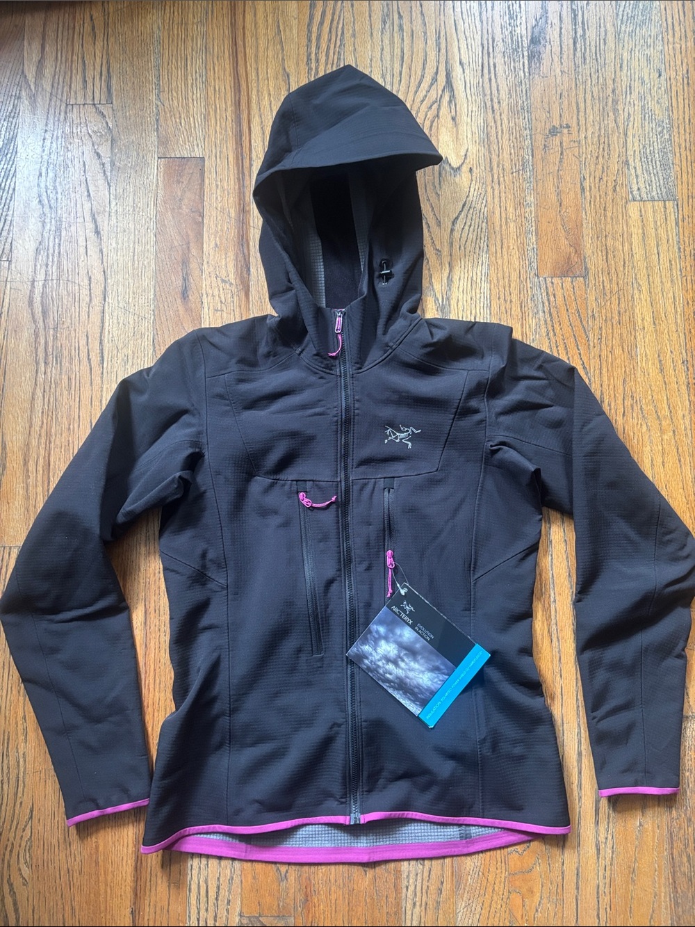 Vintage Arc’teryx Acto Mx Soft Shell Jacket Hoodie Womens XS  Rare